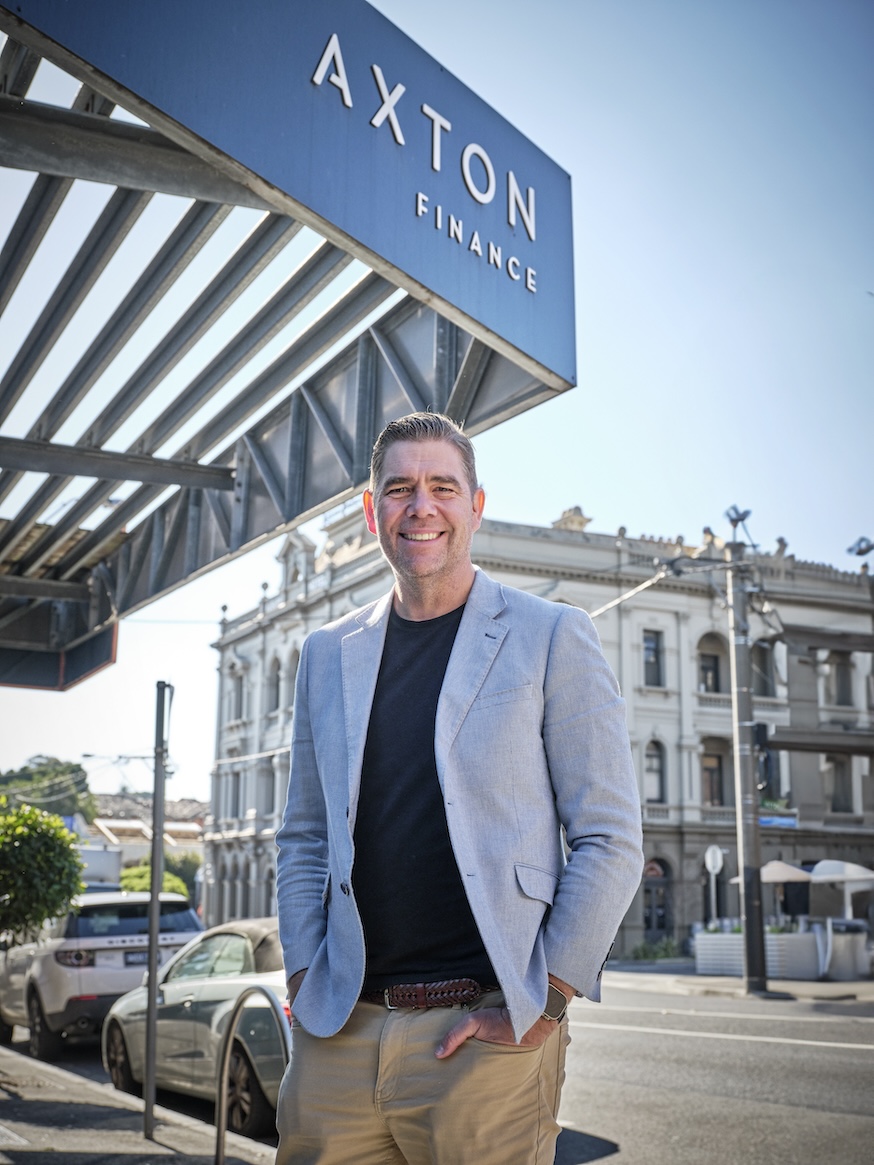 Founder Clint Waters Outside Axton Finance Mortgage Brokers Hawthorn